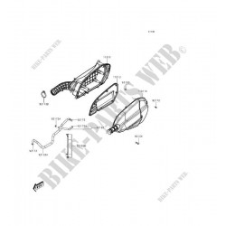 kawasaki j 300 filtre kutusu iç kasası j300 hava filtres kutusu içi