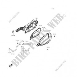 kawasaki j 300 filtre kutusu iç kasası j300 hava filtres kutusu içi