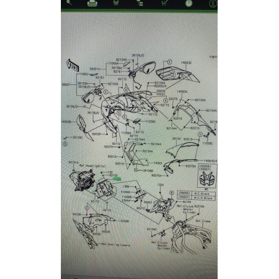 Kawasaki Ninja H2 Ön Far Demiri Ninja H2 Ön Far Montaj Demiri Kawasaki Ninja H2 Ön Far Demiri Ninja H2 Ön Far Montaj Demiri