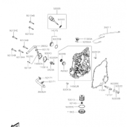 Kawasaki J 300 Devirdaim Kapak Contası