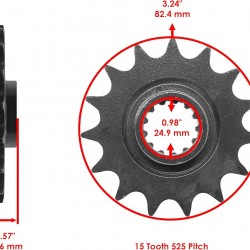 98-02 Kawasaki ZX-6R Ön Dişli Orijinal