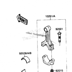 88-91 kawasaki zxr 750 biyel kolu zxr750 biyel kolu sıfır gpx 750r biyel kolu
