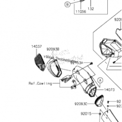 kawasaki ninja h2 ram air ön ızgarası ninja h2 ram air süzgeci