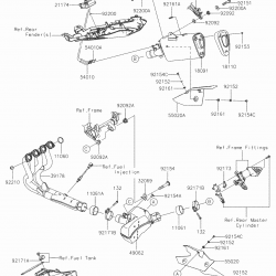 13-18 kawasaki zx6 egsoz ucu kapak zx 636 egsoz ucu kapak zx636 egsoz kapağı