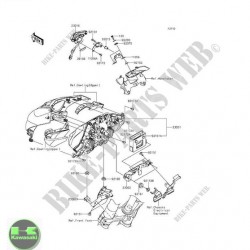 14-24 Kawasaki Z 1000 Kafa Demiri Alt Parça