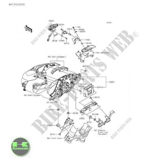 14-24 Kawasaki Z 1000 Kafa Demiri Alt Parça 14-24 Kawasaki Z 1000 Kafa Demiri Alt Parça