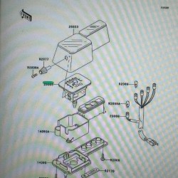 Kawasaki klr 650 kilometre saati ekranı göstergesi SPEEDOMETER,KPH