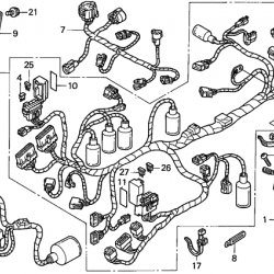 04-06 honda vfr 800 tesisat vfr 800 elektrik tesisatı orıjınal 04-06 honda vfr 800 tesisat vfr 800 elektrik tesisatı orıjınal