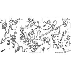 04-06 honda vfr 800 tesisat vfr 800 elektrik tesisatı orıjınal