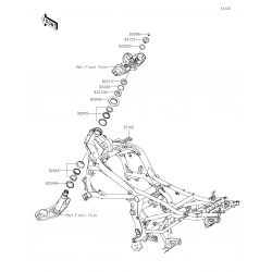 15-21 kawasaki versys 650 şase kawasaki kle 650 şase sıfır orıjınal