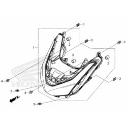 2025 Honda Pcx 125 Ön Far Orijinal 2025 Honda Pcx 125 Ön Far Orijinal