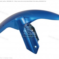 07-09 kawasaki versys 650 ön çamurluk sıfır orıjınal mavi renk