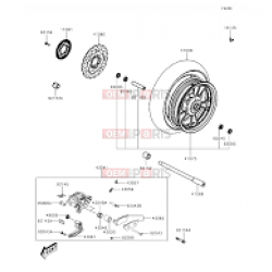 Kawasaki j 300 ön jant j300 ön jant j 300 ön tekerlek M.BLACK