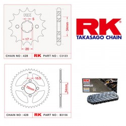04-10 honda cbr 125 zincir dişli seti rk marka cbr 125r dişli se 04-10 honda cbr 125 zincir dişli seti rk marka cbr 125r dişli se