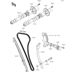 Kawasaki Vulcan s Versys 650 Eksantrik Mili Egzoz Tarafı Orijinal