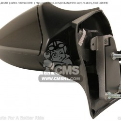 10-14 Kawasaki GTR 1400 Sol Ayna Siyah Renk