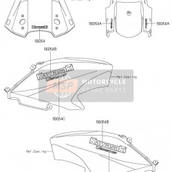 15-20 Kawasaki Versys 650 Depo Grenajı Kawasaki Stıcker