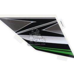 13-16 Kawasaki Z 800 Sağ Grenaj Stıckerı Yeşil Kuşak