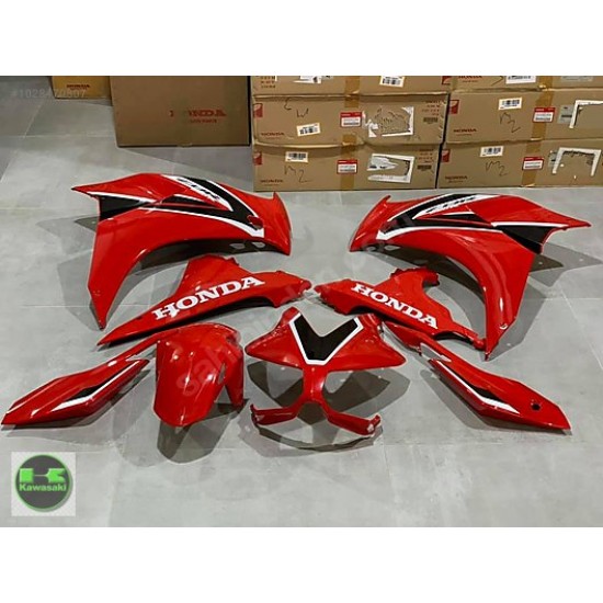 2014-2017 honda cbr 250r sol alt sakal kırmızı renk stickerlı