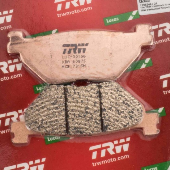 Yamaha xv950 yamaha jcr 1300 xt 1200 süpertenere tdm 900 sinterli arka fren balatası trw lucas
