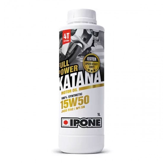 Ipone Full Power Katana 15W50 4T Esterli Motosiklet Yağı 1L Ipone Full Power Katana 15W50 4T Esterli Motosiklet Yağı 1L