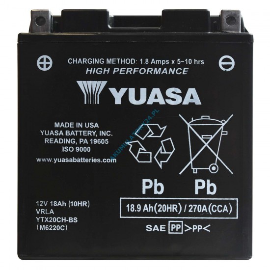 yuasa ytx20ch-bs honda varadero 1000 vn 1500 triumph xr serisi yuasa ytx20ch-bs honda varadero 1000 vn 1500 triumph xr serisi