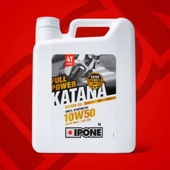 Ipone Full Power Katana 10W50 4T Esterli Motosiklet Yağı 4 litre Ipone Full Power Katana 10W50 4T Esterli Motosiklet Yağı 4 litre